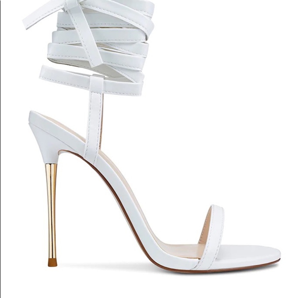 FEMME Los Angeles Athena Lace Up - Blanco size 9
